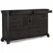 Bellamy Peppercorn 8 Drawer Dresser with Rectangular Mirror