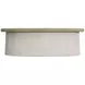Easley Gray Oval Cocktail Table