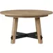 Aubrey Brown 54" Round Dining Table