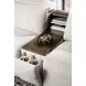 Anaheim White Performance Fabric 7 Piece Modular Power Reclining Sectional with Power Headrest