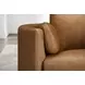 Arcadia Vintage Caramel Leather Swivel Glider Power Recliner with USB Charging
