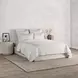 Diamond White Queen Quilt