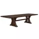 Auburn Brown 126" Extendable Rectangular Dining Table