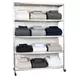 Claremont Silver Storage Rack with Casters