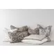 Adore Fae Gray Square Accent Pillow Set of 2