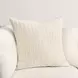 Macie and Rina Ivory Square Accent Pillow Set of 2