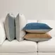 Macie and Rina Ivory Square Accent Pillow Set of 2