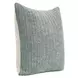 Macie and Rina Stone Gray Square Accent Pillow Set of 2