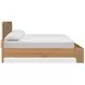 Brookstone Rustic Caramel California King Storage Panel Bed