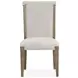 Plum Creek Sierra Brown and White Rectangular Dining Room Set