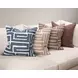 Villa Classics Mateo Azul Blue Square Accent Pillow Set of 2