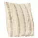 Affinity Nenna Natural and Ivory Square Accent Pillow Set of 2