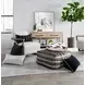 Solstice Charcoal Square Accent Pillow Set of 2