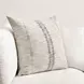 Repose Ria Natural and Black Square Accent Pillow Set of 2