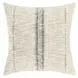 Repose Ria Natural and Black Square Accent Pillow Set of 2