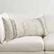 Repose Ria Natural and Black Rectangular Accent Pillow