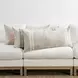 Repose Ria Natural and Black Rectangular Accent Pillow