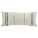 Repose Ria Natural and Black Rectangular Accent Pillow
