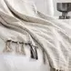 Throws Ria Natural and Black Throw