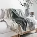 Throws Ria Natural and Black Throw