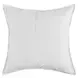 Carly White Euro Sham with Silvadur Tech