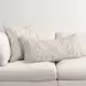 Comporta Tavira Natural Square Accent Pillow Set of 2
