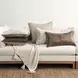 Comporta Tavira Natural Square Accent Pillow Set of 2