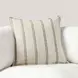 Comporta Delgada Natural and Blue 20 x 20" Accent Pillow Set of 2