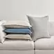 Solstice Ivory Square Accent Pillow Set of 2