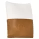 Villa Classics Canyon Ivory and Chestnut Square Accent Pillow Set of 2