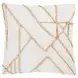 Comporta Sintra Ivory and Natural Square Accent Pillow Set of 2