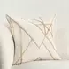 Comporta Sintra Ivory and Natural Square Accent Pillow Set of 2