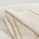 Comporta Sintra Ivory and Natural Square Accent Pillow Set of 2