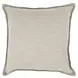 Soco Leather Naval Nightfall Blue Square Accent Pillow Set of 2