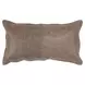 Soco Leather Sandstorm Taupe Rectangular Accent Pillow Set of 2
