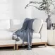 Throws Veda Sea Fog Blue Throw