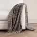 Throws Porter Black and Ivory Throw