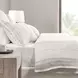 Jayson Gray Stripe Linen Cashmere Queen Duvet
