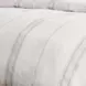 Jayson Gray Stripe Linen Cashmere Queen Duvet