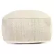Poufs Halter Ivory Square Accent Pouf