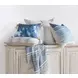 Stillness Theta Capri Blue Square Accent Pillow Set of 2