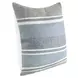 Stillness Lima Capri Blue and Dark Gray Square Accent Pillow Set of 2