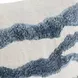 Stillness Passage Capri Blue and Cream Square Accent Pillow Set of 2