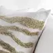 Stillness Passage Wheat Green and Beige Square Accent Pillow Set of 2