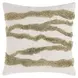 Stillness Passage Wheat Green and Beige Square Accent Pillow Set of 2
