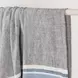 Throws Lima Capri Blue and Dark Gray Throw