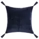 Villa Classics Stonework Denim Blue Square Accent Pillow Set of 2