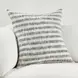 Villa Classics Linna Natural and Black Square Accent Pillow Set of 2