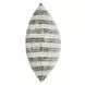 Villa Classics Linna Natural and Black Rectangular Accent Pillow