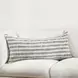 Villa Classics Linna Natural and Black Rectangular Accent Pillow